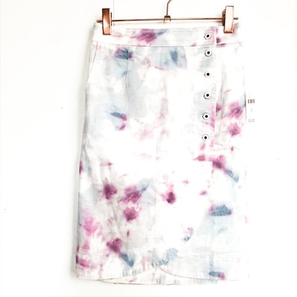 NWT anthropologie kimmie tie-dye tulip midi skirt - Picture 3 of 9